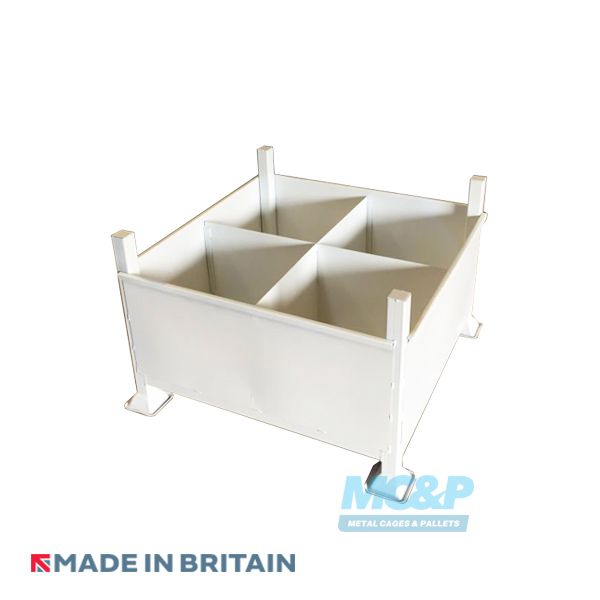 Metal/Steel Stillage (Pallet) with 2/4 fixed dividers