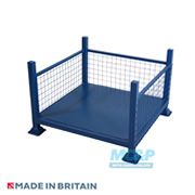 Metal/Steel Stillage (Pallet) with Mesh Sides and Open Front thumb 1