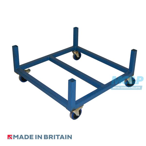 Metal Stillage With Solid Sides And Removable Front